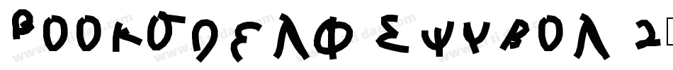 Bookshelf Symbol 2字体转换